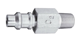 M WAGD EVAC Puritan Quick Connect  to 1/8" M Medical Gas Fitting, Medical Gas Adapter, puritan quick connect, puritan Bennett quick connect, Waste Anesthetic Gas Disposal, Waste Gas Evacuation, WAGD quick connect, WAGD quick-connect, puritan male to 1/8 male
